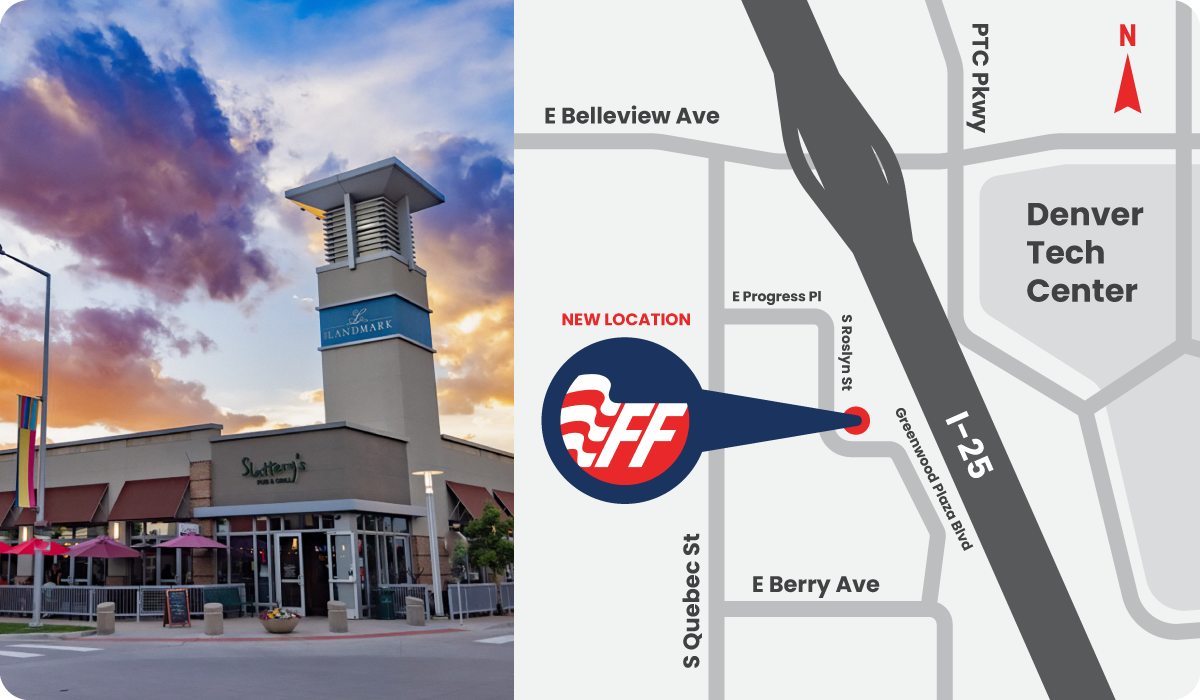Map of newly relocated Denver Tech Center located at The Landmark